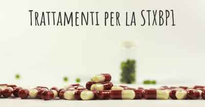 Trattamenti per la STXBP1