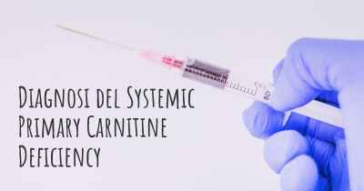 Diagnosi del Systemic Primary Carnitine Deficiency