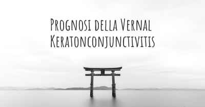 Prognosi della Vernal Keratonconjunctivitis