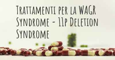 Trattamenti per la WAGR Syndrome - 11p Deletion Syndrome