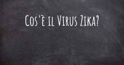 Cos'è il Virus Zika?