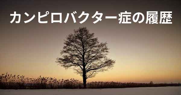 カンピロバクター症の履歴