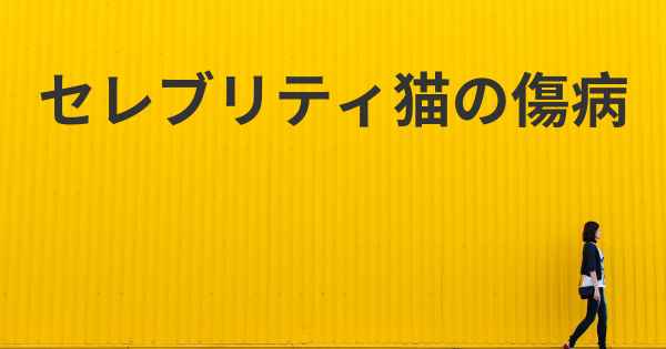 セレブリティ猫の傷病