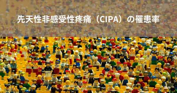 先天性非感受性疼痛（CIPA）の罹患率