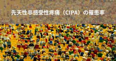 先天性非感受性疼痛（CIPA）の罹患率