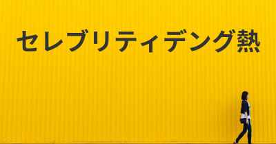 セレブリティデング熱