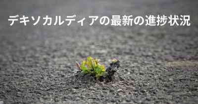 デキソカルディアの最新の進捗状況