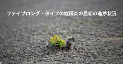 ファイブロング・タイプの縦隔炎の最新の進捗状況