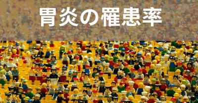 胃炎の罹患率