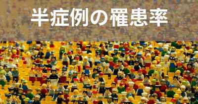 半症例の罹患率