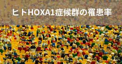 ヒトHOXA1症候群の罹患率