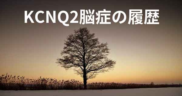 KCNQ2脳症の履歴