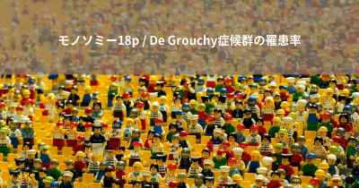 モノソミー18p / De Grouchy症候群の罹患率