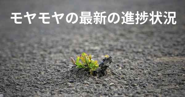 モヤモヤの最新の進捗状況