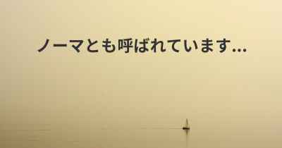 ノーマとも呼ばれています...