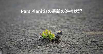 Pars Planitisの最新の進捗状況