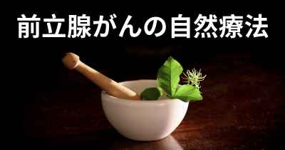 前立腺がんの自然療法