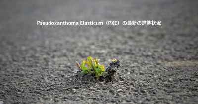 Pseudoxanthoma Elasticum（PXE）の最新の進捗状況