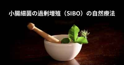 小腸細菌の過剰増殖（SIBO）の自然療法