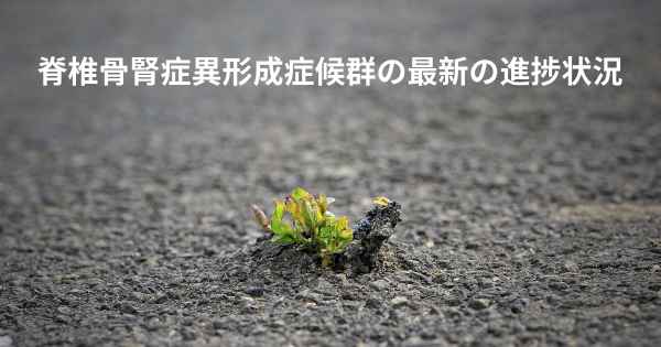 脊椎骨腎症異形成症候群の最新の進捗状況