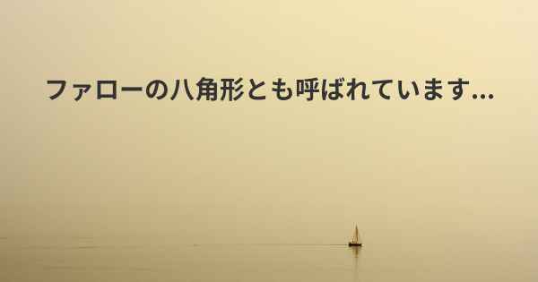 ファローの八角形とも呼ばれています...