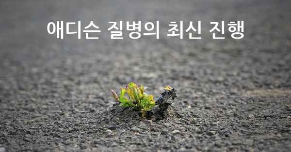 애디슨 질병의 최신 진행