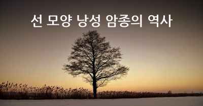 선 모양 낭성 암종의 역사