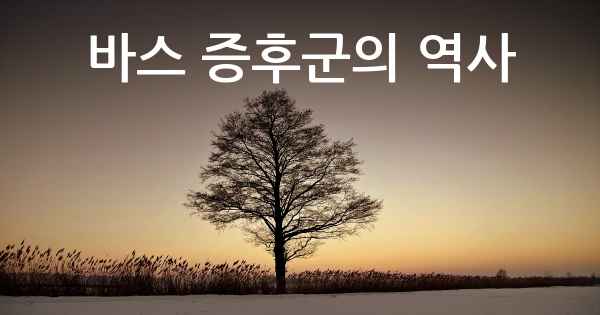 바스 증후군의 역사