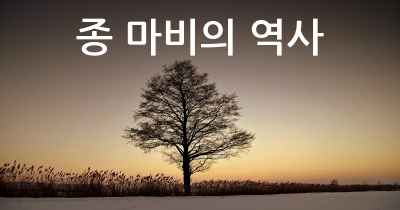 종 마비의 역사