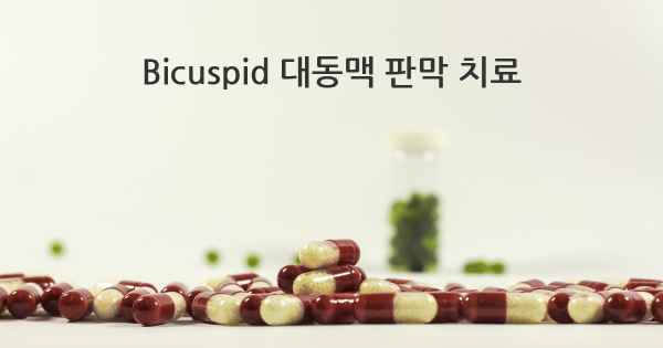 Bicuspid 대동맥 판막 치료