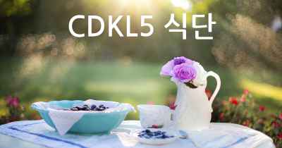 CDKL5 식단