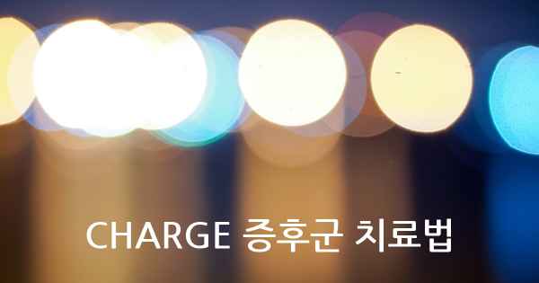 CHARGE 증후군 치료법