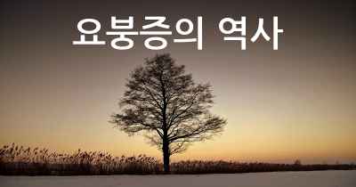 요붕증의 역사