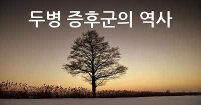 두병 증후군의 역사