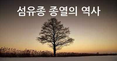 섬유종 종열의 역사