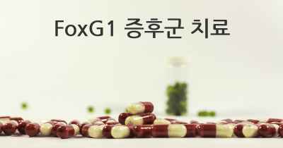 FoxG1 증후군 치료