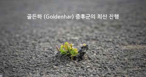 골든하 (Goldenhar) 증후군의 최신 진행