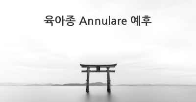 육아종 Annulare 예후