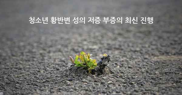 청소년 황반변 성의 저증 부증의 최신 진행