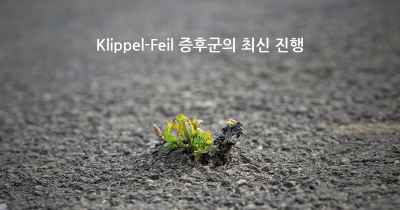 Klippel-Feil 증후군의 최신 진행