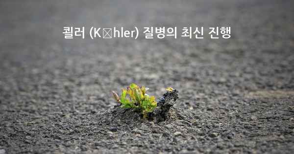 쾰러 (Köhler) 질병의 최신 진행