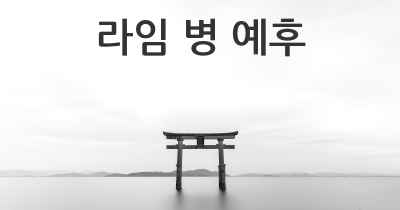 라임 병 예후