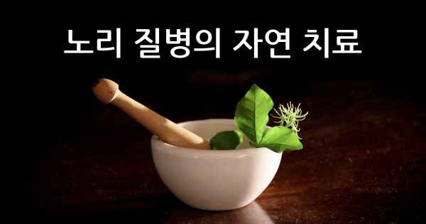 노리 질병의 자연 치료