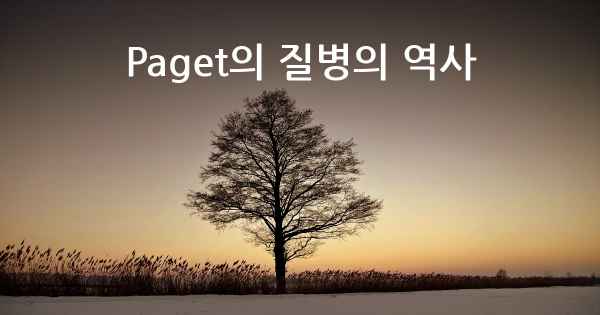 Paget의 질병의 역사