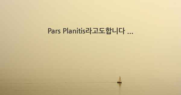 Pars Planitis라고도합니다 ...