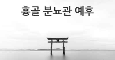 흉골 분뇨관 예후