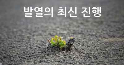 발열의 최신 진행