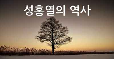 성홍열의 역사