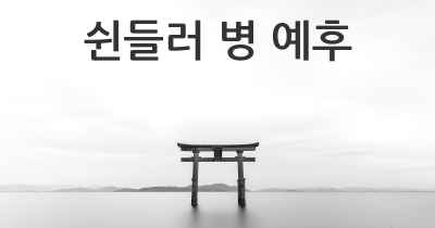 쉰들러 병 예후