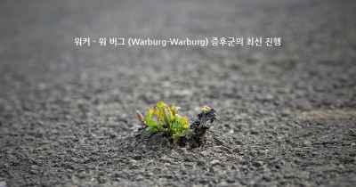 워커 - 워 버그 (Warburg-Warburg) 증후군의 최신 진행